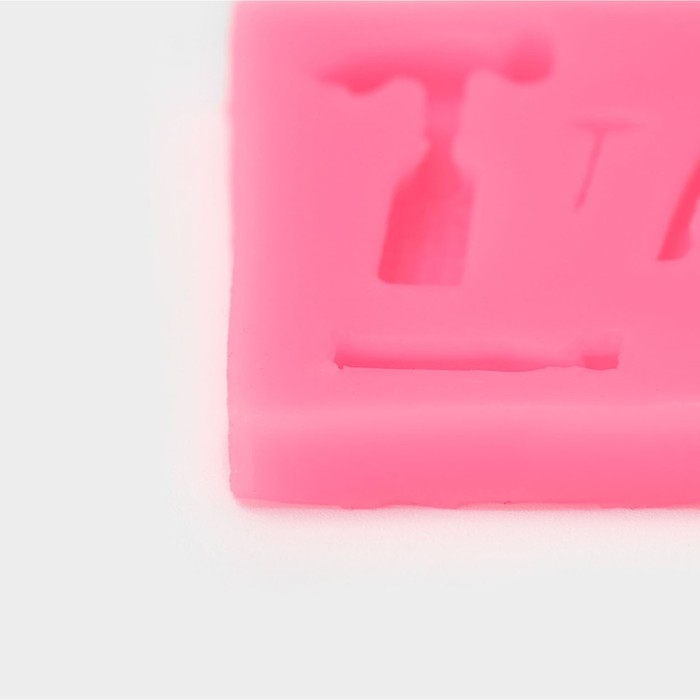 Молд «Инструменты», силикон, 10,5×5×1 см, цвет МИКС Молд «Инструменты», силикон, 10,5×5×1 см, цвет МИКС