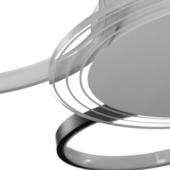 Люстра с ПДУ "Мноро" 8хLED 250Вт 3000-6000К черно-белый 114х76 см BayerLux