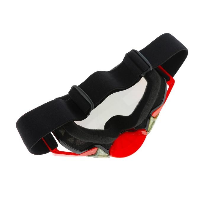 Очки-маска для езды на мототехнике, стекло хамелеон, цвет красный-хаки, ОМ-5 Очки-маска для езды на мототехнике, стекло хамелеон, цвет красный-хаки, ОМ-5