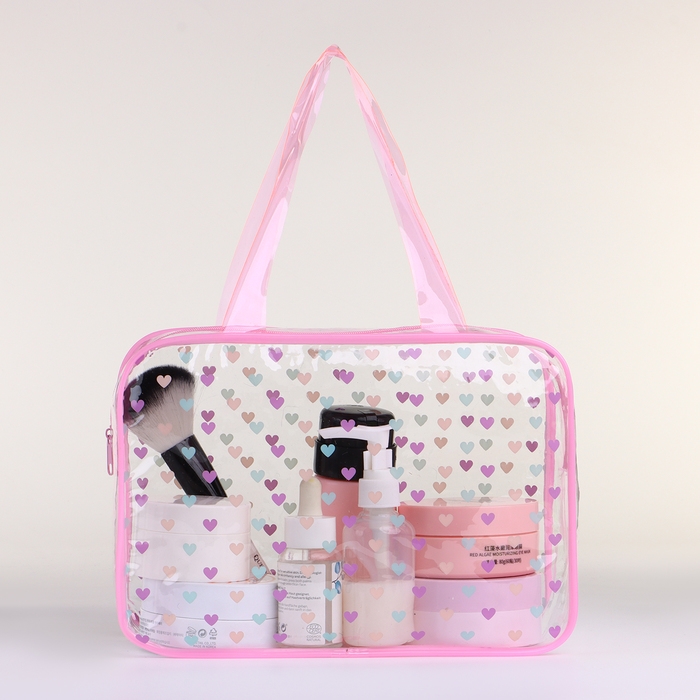 Косметичка на молнии, цвет розовый Косметичка на молнии, цвет розовый