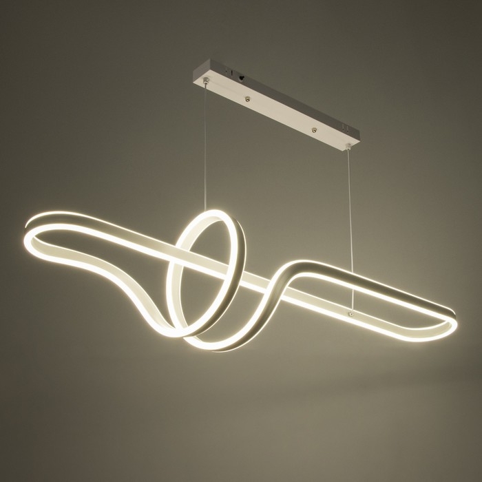 Светильник с ПДУ Светильник с ПДУ "Кендо" LED 160Вт 3000-6000К белый 100х24х25-125 см