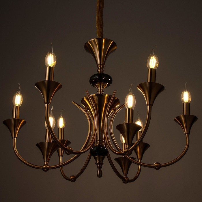 Люстра Люстра "Аллодия" 9х40Вт Е14 70х70х51 см BayerLux