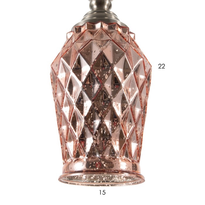 Светильник BayerLux Светильник BayerLux "Капита" E27 40Вт розовое золото 15х15х41-141 см