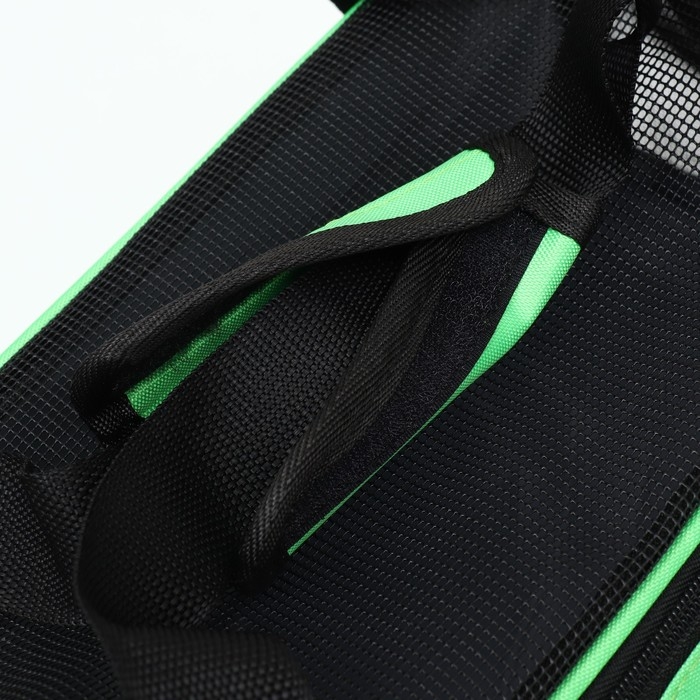Сумка-переноска сетчатая, 53 х 26 х 36 см, зелёная Сумка-переноска сетчатая, 53 х 26 х 36 см, зелёная