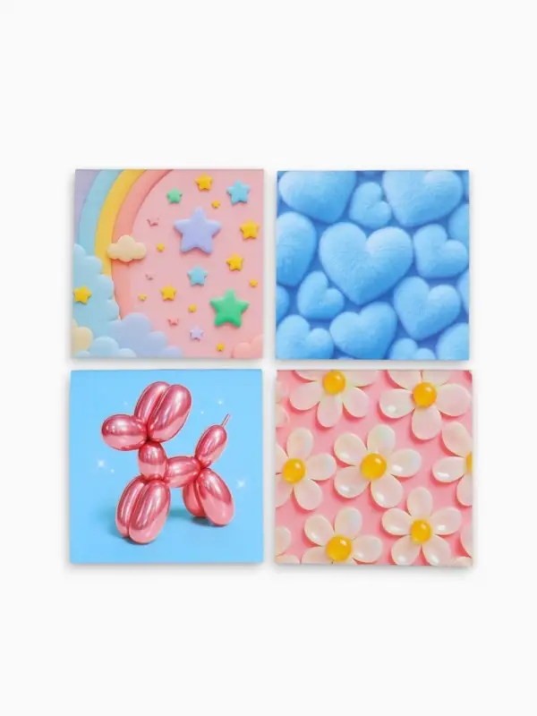 Блокнот 10&times;10 см, 16 л. &laquo;Текстура&raquo; МИКС