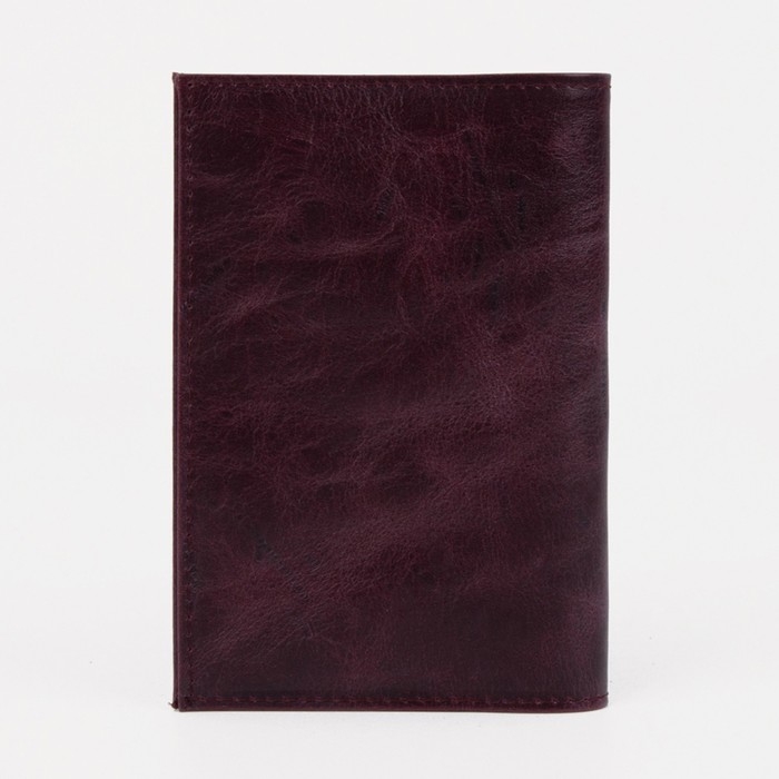 Обложка для паспорта, цвет бордовый Обложка для паспорта, цвет бордовый