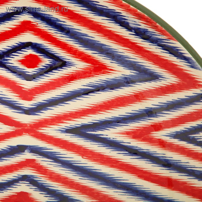 Ляган круглый Риштанская Керамика, 41см МИКС