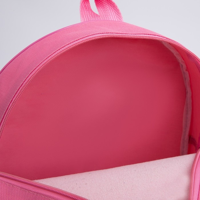 Рюкзак детский для девочки «Котейка», 30 х см, отдел на молнии, цвет красный Рюкзак детский для девочки «Котейка», 30 х см, отдел на молнии, цвет красный