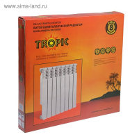 Радиатор Tropic 500x80 мм биметаллический, 8 секций