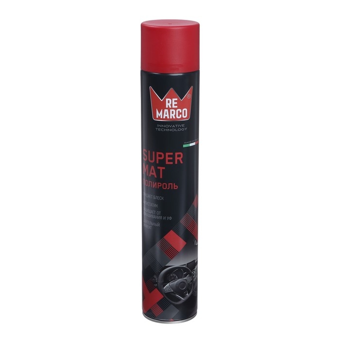 Полироль пластика RE MARCO SUPER MAT, Вишня, матовый, аэрозоль, 750 мл Полироль пластика RE MARCO SUPER MAT, Вишня, матовый, аэрозоль, 750 мл