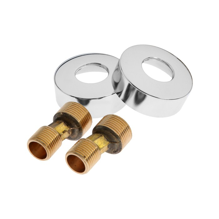 Смеситель для ванны Accoona A7175, двухрычажный, дивертор в корпусе, с душевым набором Смеситель для ванны Accoona A7175, двухрычажный, дивертор в корпусе, с душевым набором