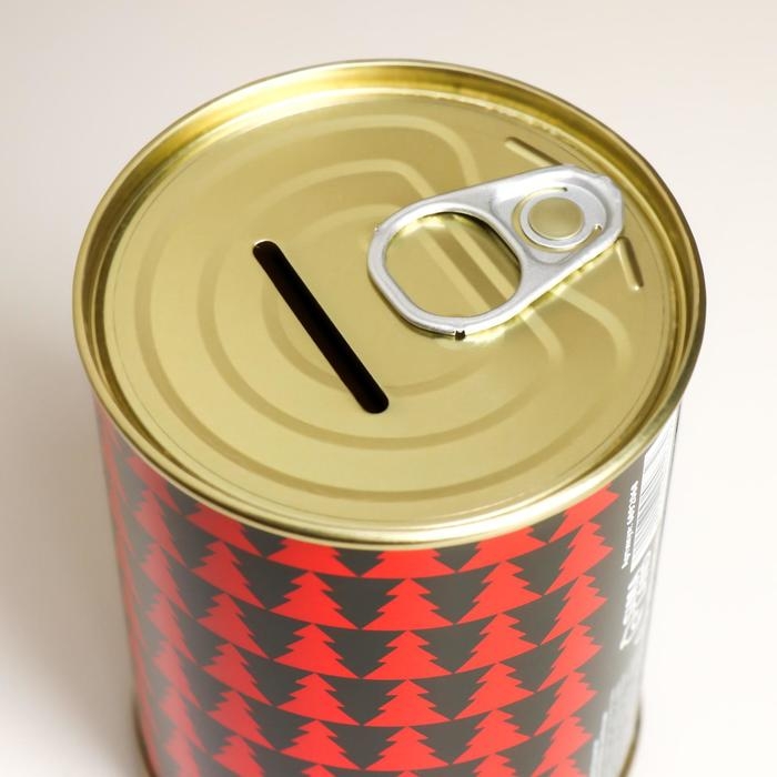 Копилка-банка металл  Копилка-банка металл "Как Новый Год встретишь, так тебе и надо"