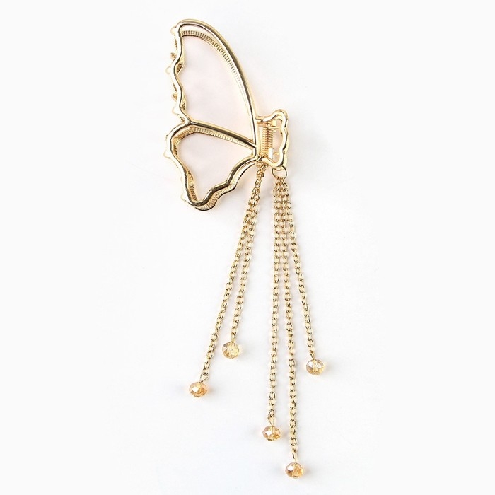 Краб для волос с цепочкой «Believe in love», 14 х 6 х 3 см Краб для волос с цепочкой «Believe in love», 14 х 6 х 3 см