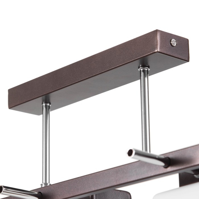 Люстра 2731/3 E27 40Вт коричнево-хромовый 50х27х28 см BayerLux Люстра 2731/3 E27 40Вт коричнево-хромовый 50х27х28 см BayerLux