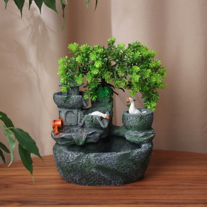 Фонтан Фонтан "Каменный домик" 27х18 см (без подсветки, без шарика)