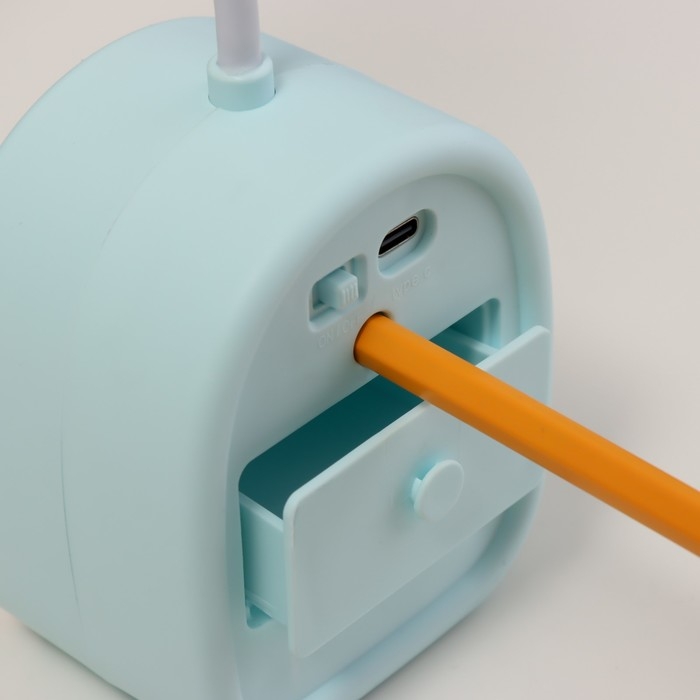 Ночник  Ночник "Кидс" LED 3Вт USB АКБ бело-голубой 7,5х5,3х20,5 см