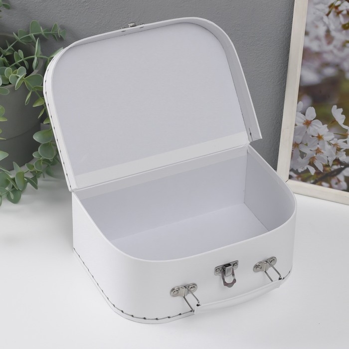 Шкатулка картон сундучок Шкатулка картон сундучок "Цветочный букет" набор 3 шт 29,5х19х10 22х15х8,5 25,5х17х9 см