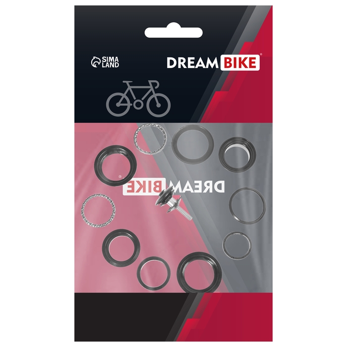 Рулевая колонка Dream Bike 1-1/8 Рулевая колонка Dream Bike 1-1/8" алюминий, безрезьбовая, насыпной подшипник