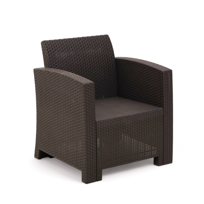 Набор садовой мебели Бора, Дуо, два кресла + стол, венге Набор садовой мебели Бора, Дуо, два кресла + стол, венге