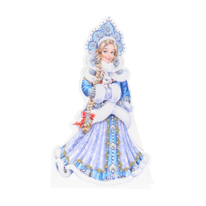 Набор украшений из картона на подставках Набор украшений из картона на подставках "С Новым Годом!" 5 деталей, 21,5 х 30 см