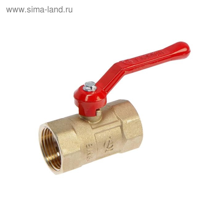 Кран шаровой Кран шаровой "ГАЛЛОП" ПРАКТИК DN-25 120, внутренняя/внутренняя резьба 1", ручка