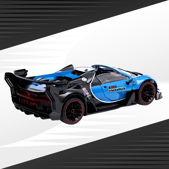 Машина радиоуправляемая «Купе», 1:12, открываются двери, работает от аккумулятора, цвет синий Машина радиоуправляемая «Купе», 1:12, открываются двери, работает от аккумулятора, цвет синий