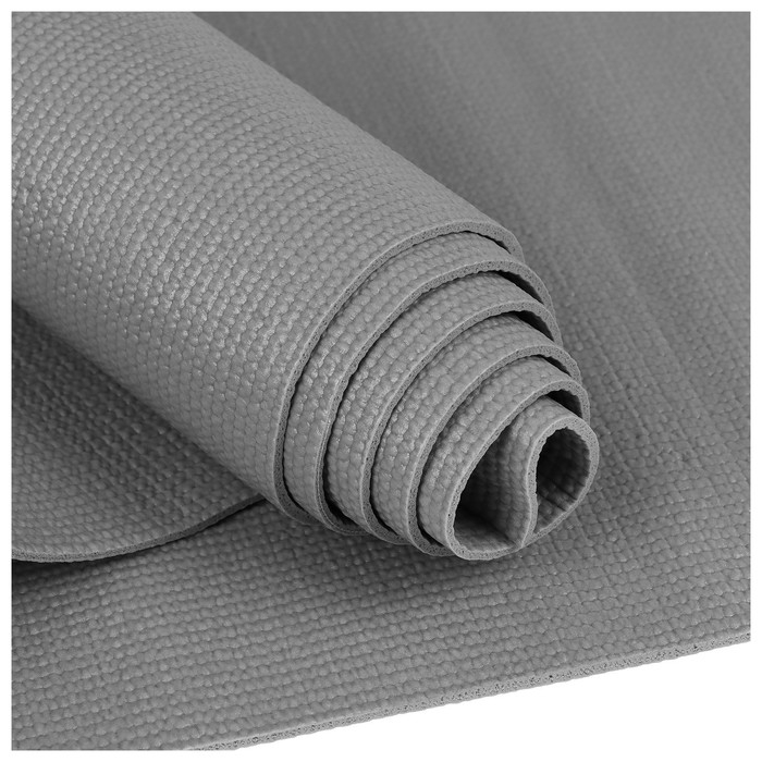 Коврик для йоги Sangh, 173х61х0,3 см, цвет серый Коврик для йоги Sangh, 173х61х0,3 см, цвет серый