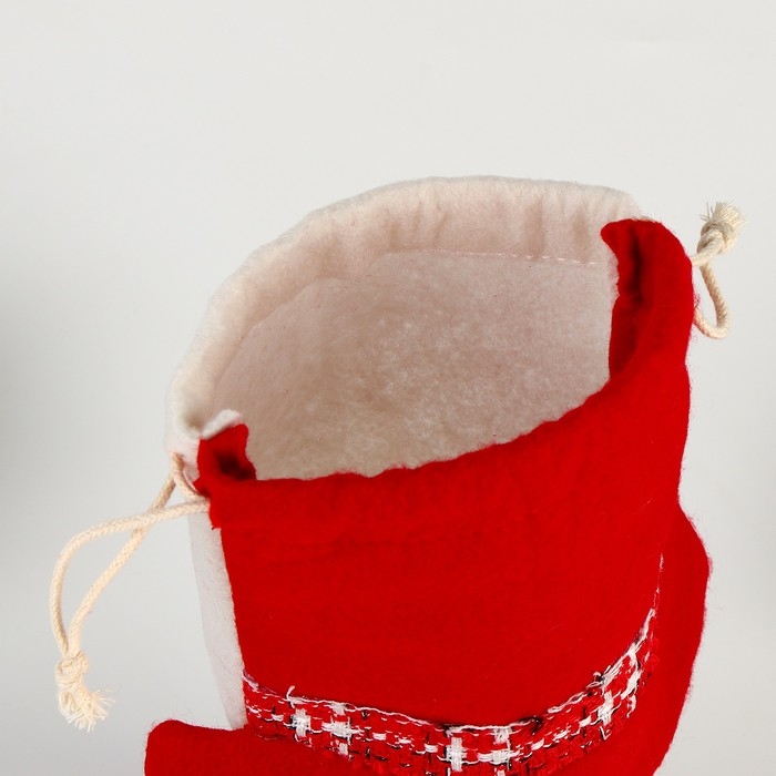 Новый год! Мешок для подарков «Снеговик с шарфиком» Новый год! Мешок для подарков «Снеговик с шарфиком»