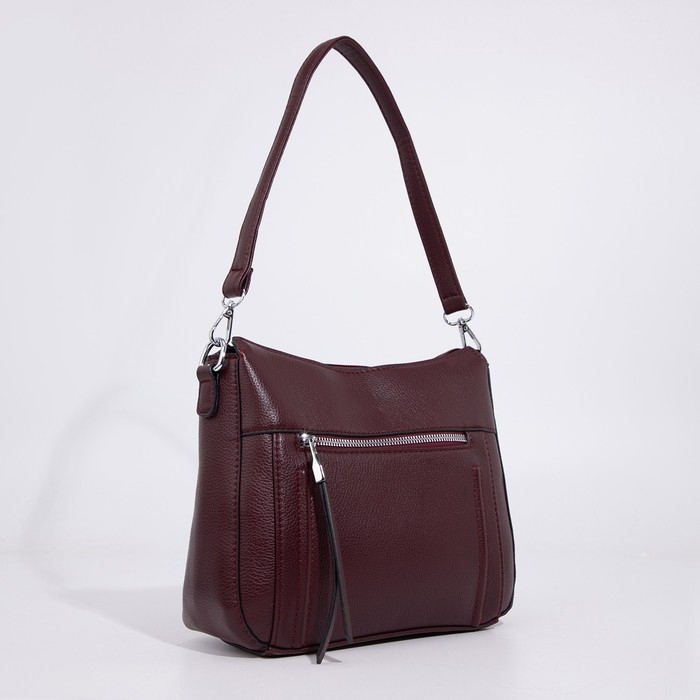 Сумка кросс-боди на молнии, цвет бордовый Сумка кросс-боди на молнии, цвет бордовый