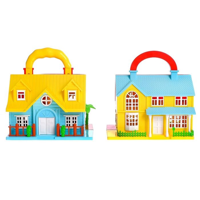 Дом для кукол «Уют» складной, с фигурками и аксессуарами Дом для кукол «Уют» складной, с фигурками и аксессуарами