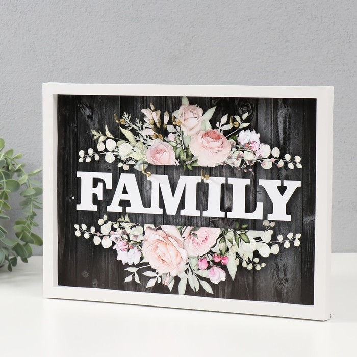 Ключница открытая Ключница открытая "Family" 5 крючков, 23х32 см