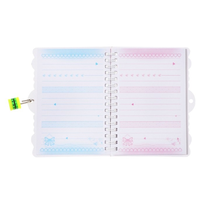 Записная книжка в подарочной коробке А6 Записная книжка в подарочной коробке А6 "Аниме", на замочке, линия, 50 листов, МИКС