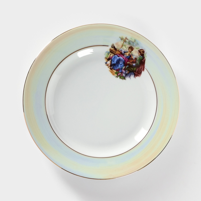 Тарелка фарфоровая «Мадонна», d=24 см, белая Тарелка фарфоровая «Мадонна», d=24 см, белая