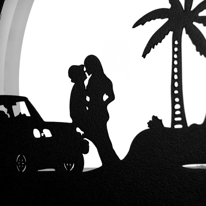 Бра "Романтика" LED 24Вт 3000-4000К черный 22х3,8х22 см