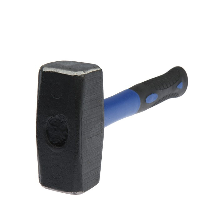 Кувалда кованая ТУНДРА, фиберглассовая трехкомпонентная рукоятка, 2 кг Кувалда кованая ТУНДРА, фиберглассовая трехкомпонентная рукоятка, 2 кг