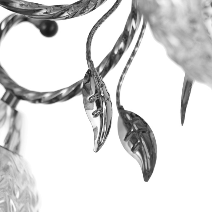 Люстра Люстра "Тереза" 5х40Вт Е27 Хром, черный хром 55х55х21см