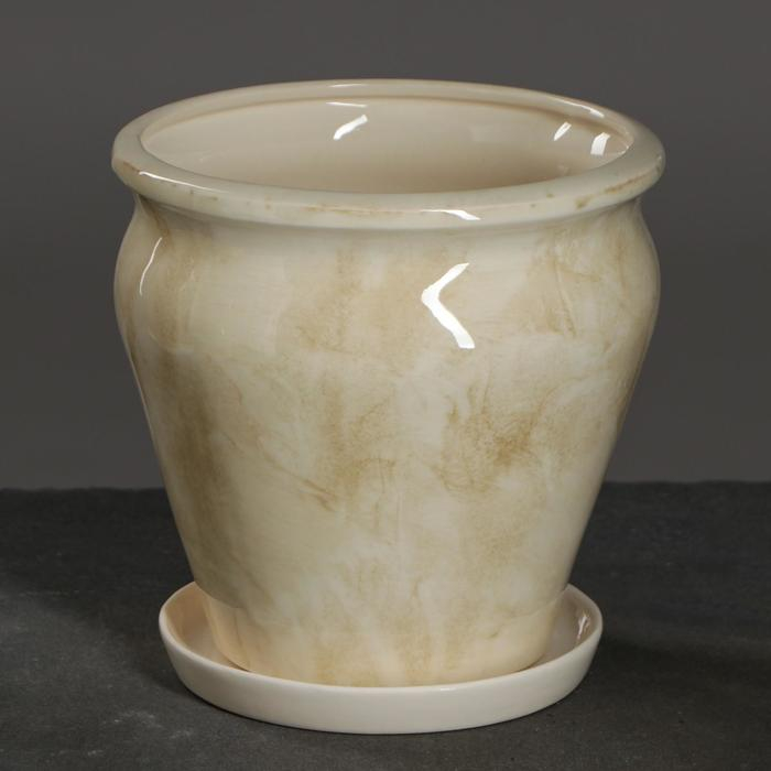 Набор горшков 3шт. Набор горшков 3шт. "Лоза" белый: 10л, 3,5л, 1,7л