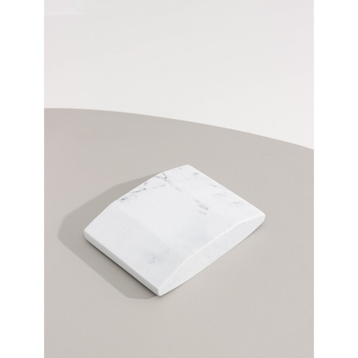 Набор аксессуаров для ванной комнаты «Мрамор», 4 предмета (дозатор 190 мл, мыльница, 2 стакана 290 мл), цвет белый Набор аксессуаров для ванной комнаты «Мрамор», 4 предмета (дозатор 190 мл, мыльница, 2 стакана 290 мл), цвет белый