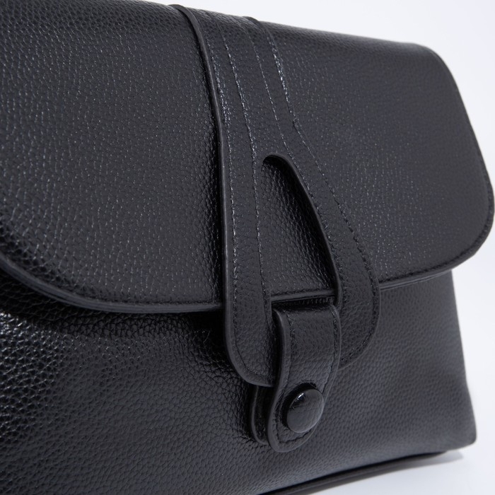 Сумка-мессенджер на молнии, цвет чёрный Сумка-мессенджер на молнии, цвет чёрный