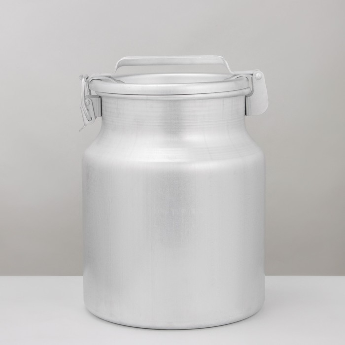 Бидон алюминиевый, 18 л, с крышкой Бидон алюминиевый, 18 л, с крышкой