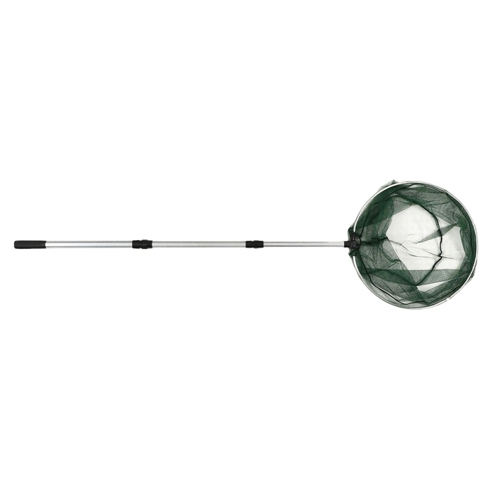 Подсачник складной телескопический П-06, усиленный, 280 см, круглый обод 50 см, капрон Подсачник складной телескопический П-06, усиленный, 280 см, круглый обод 50 см, капрон