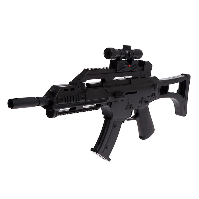 Детское оружие Автомат пневматический «М4», с лазером Детское оружие Автомат пневматический «М4», с лазером