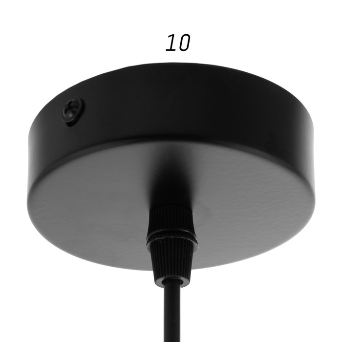 Светильник ЭкономСвет Светильник ЭкономСвет "Компакт" 1x40Вт E27 черный 18х18х25-84 см.