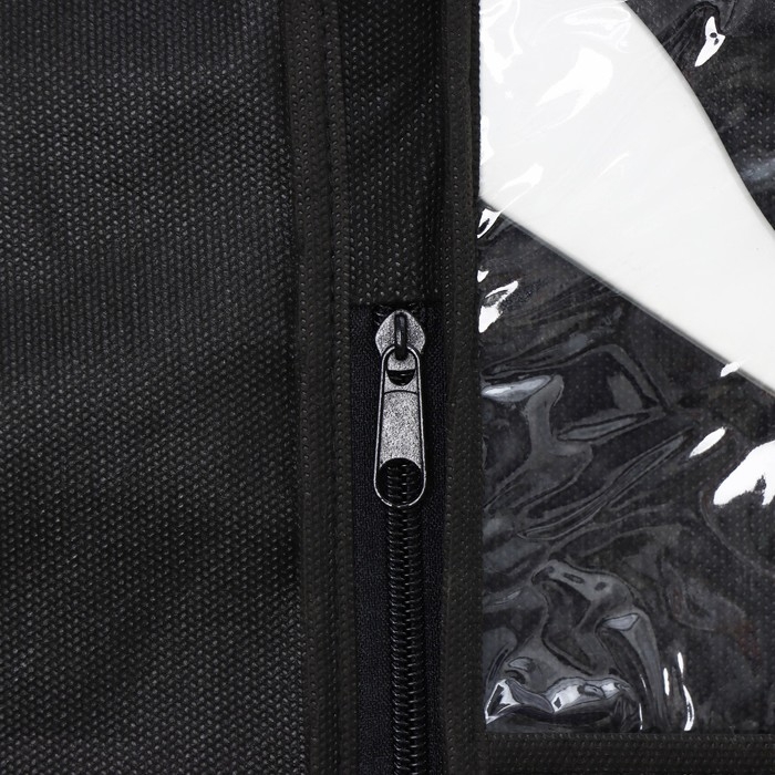 Чехол для одежды, 60×100 см, цвет чёрный Чехол для одежды, 60×100 см, цвет чёрный