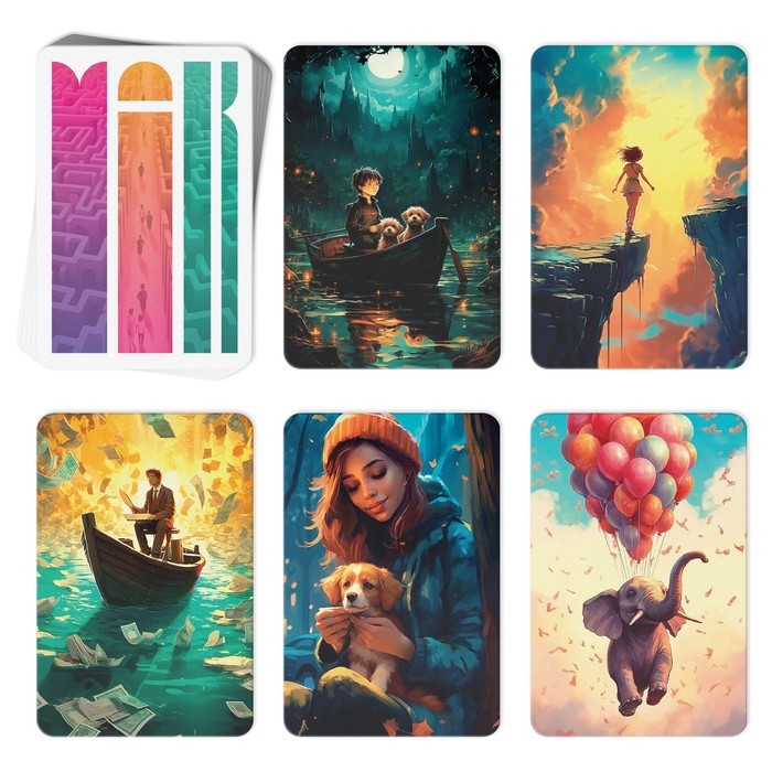 Метафорические ассоциативные карты &laquo;Универсальные&raquo;, 50 карт (6х9 см), мини версия, 16+