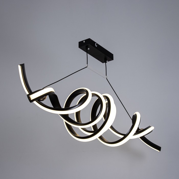 Светильник с ПДУ Светильник с ПДУ "Авен" LED 96Вт 3000-6000К черный 90х18х16 см