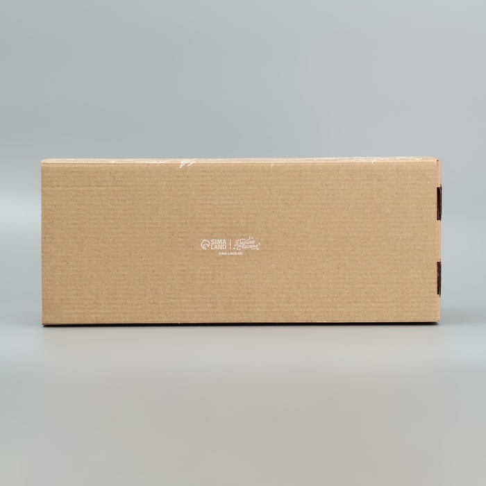 Коробка подарочная складная с PVC-окном, упаковка, «Цветы », 14 х 35 х 14 см