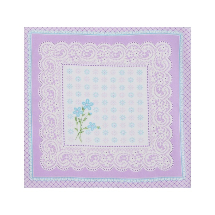 Платки носовые женские Этель  Платки носовые женские Этель "Нежность" 30*30 см, (набор 12 шт), рис. МИКС,100% хл