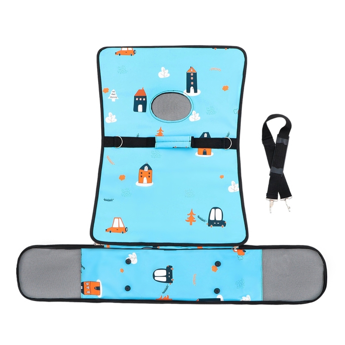 Сумка - переноска для животных  Сумка - переноска для животных "Путешественник", голубая, размер L, 53 х 21 х 29 см