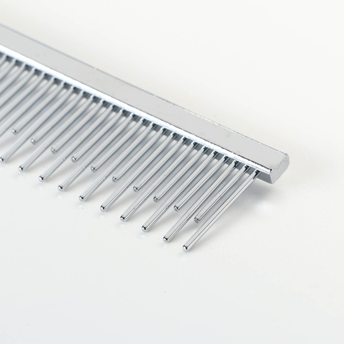 Расчёска  Расчёска "Лапки" с зубьями разной длины, 20,5 х 3 см, оранжевая